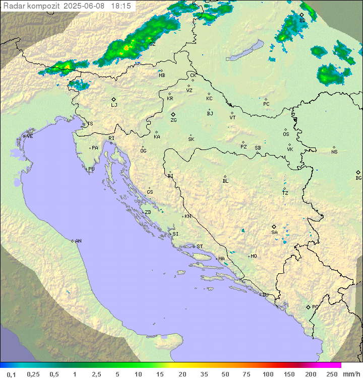 Padavine Hrvaška