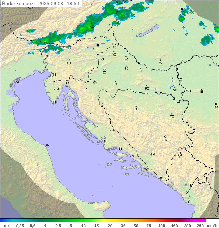 Padavine Hrvaška