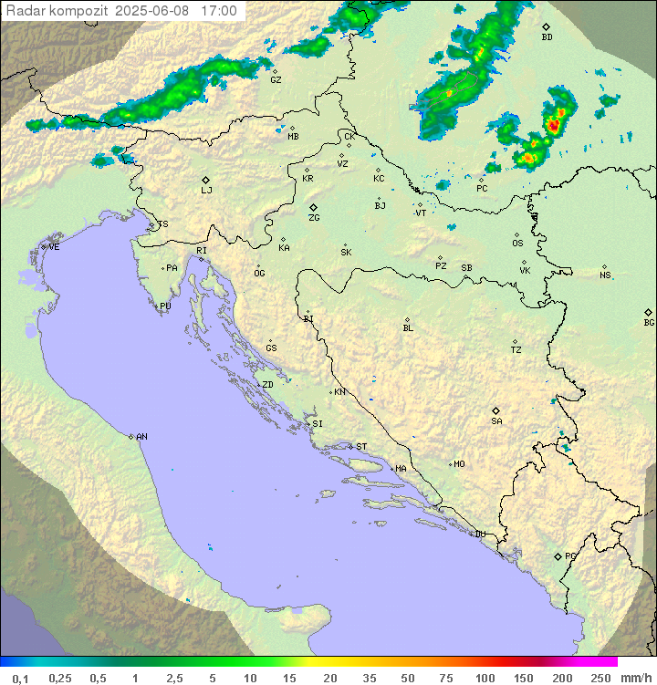 Padavine Hrvaška