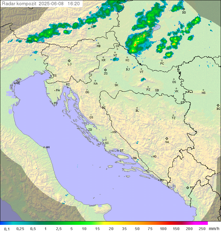 Padavine Hrvaška