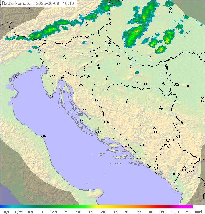 Padavine Hrvaška