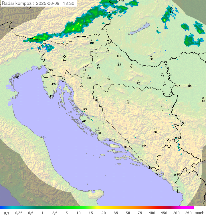 Padavine Hrvaška