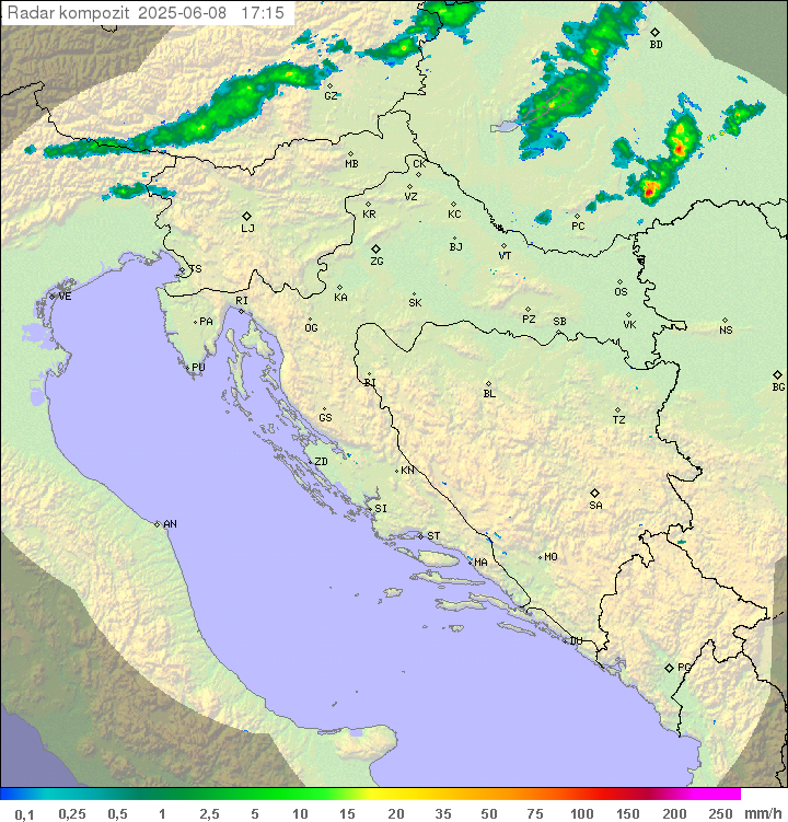Padavine Hrvaška