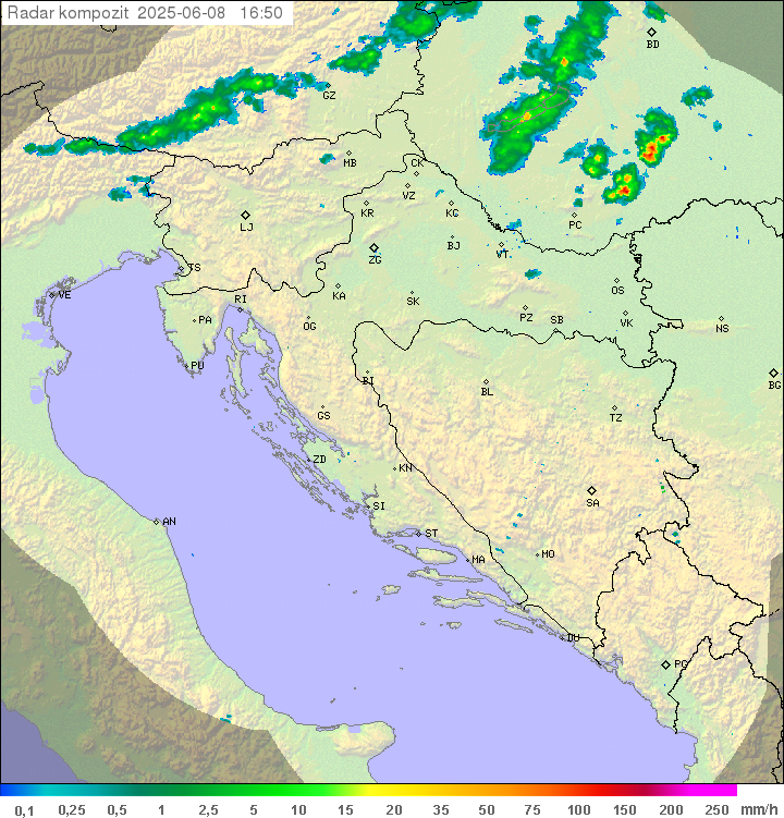 Padavine Hrvaška
