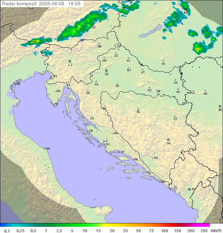 Padavine Hrvaška