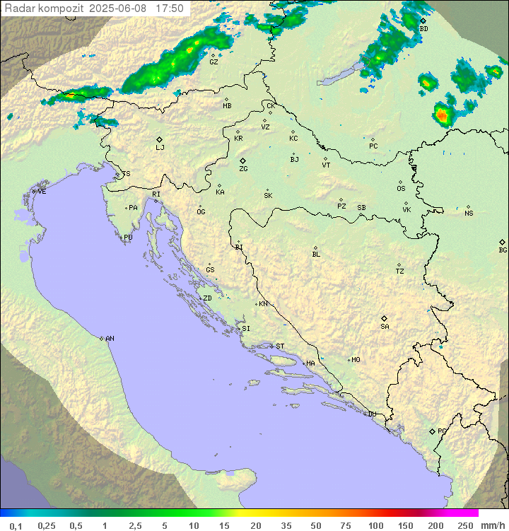 Padavine Hrvaška