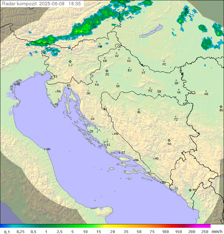 Padavine Hrvaška