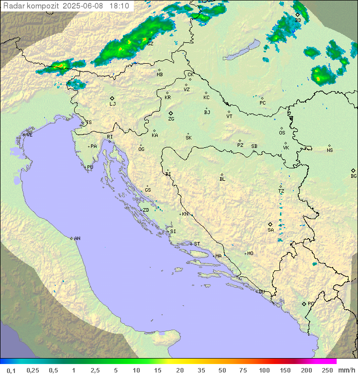 Padavine Hrvaška