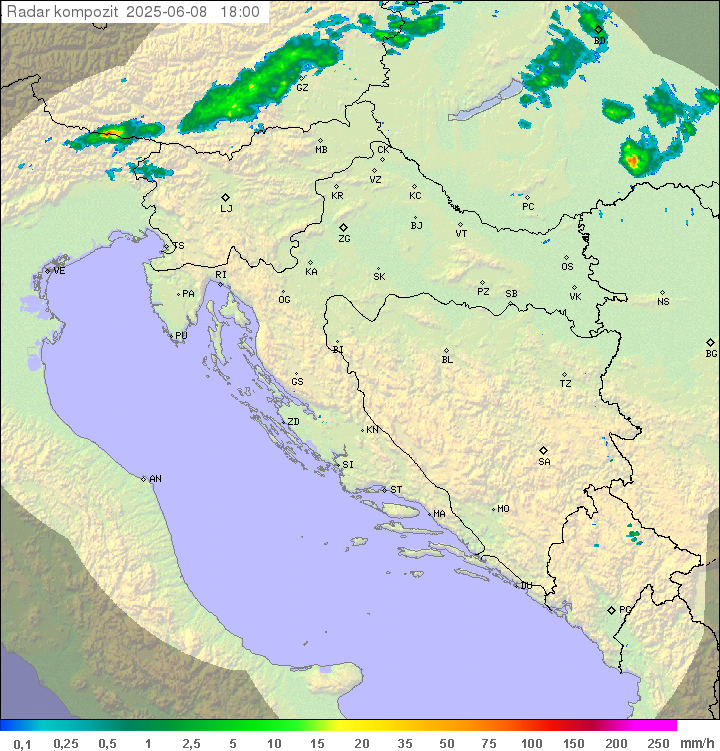 Padavine Hrvaška