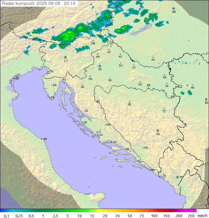 Padavine Hrvaška