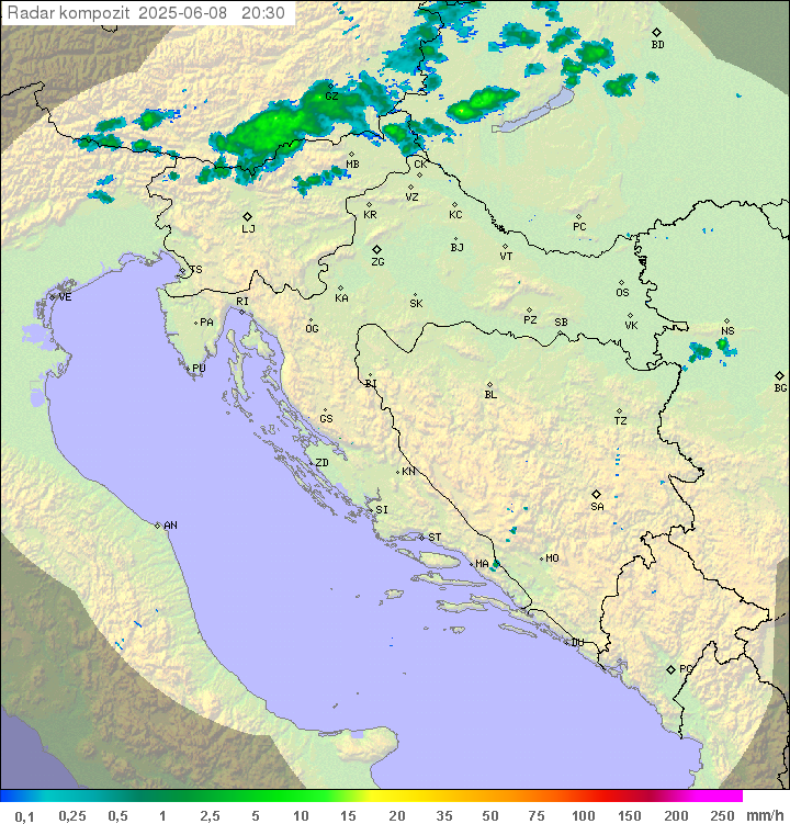 Padavine Hrvaška