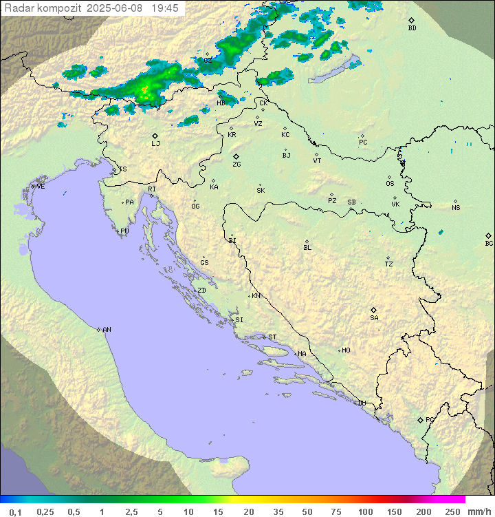 Padavine Hrvaška