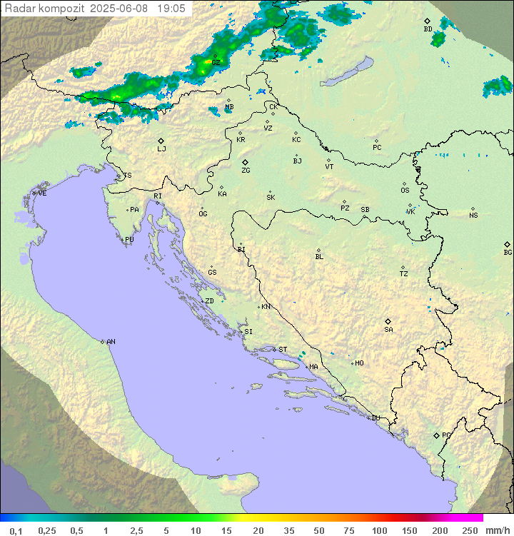 Padavine Hrvaška