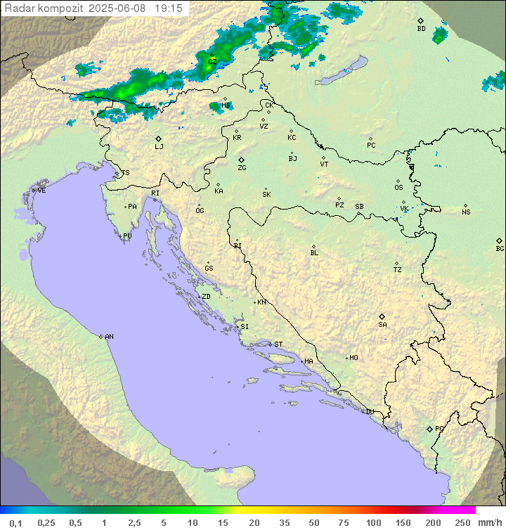 Padavine Hrvaška