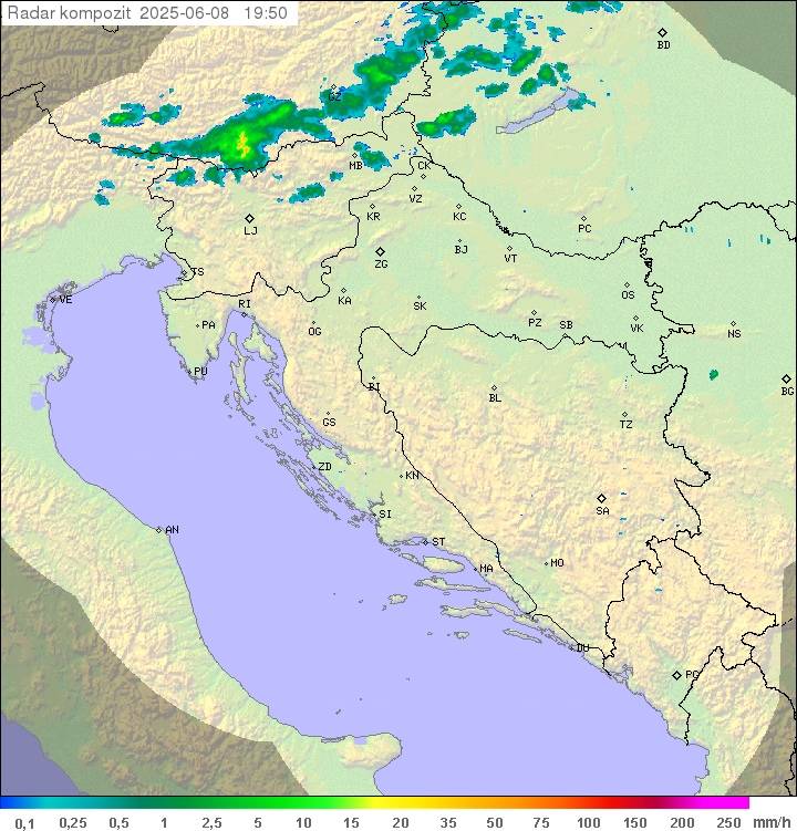 Padavine Hrvaška