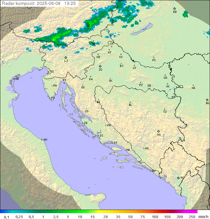 Padavine Hrvaška