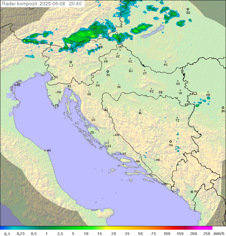 Padavine Hrvaška