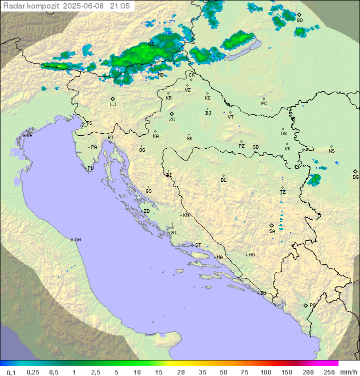 Padavine Hrvaška