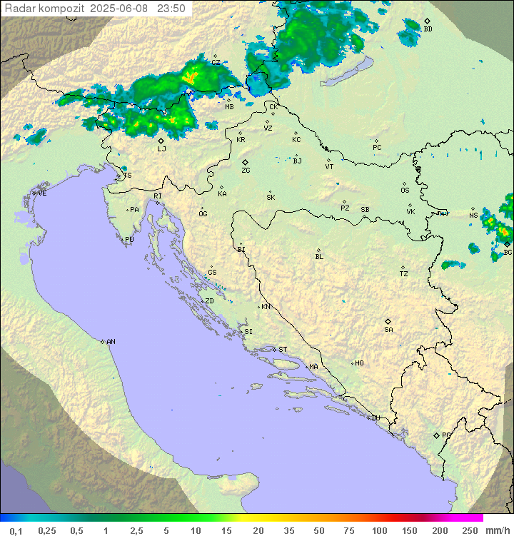 Padavine Hrvaška