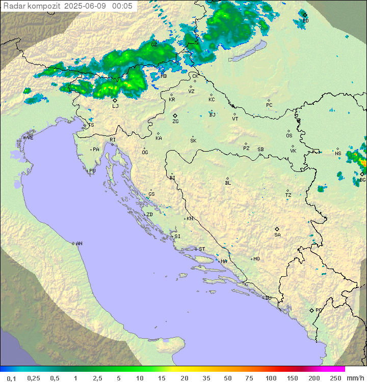 Padavine Hrvaška