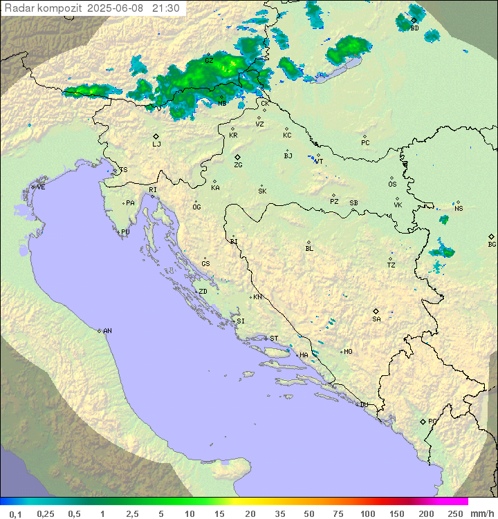 Padavine Hrvaška
