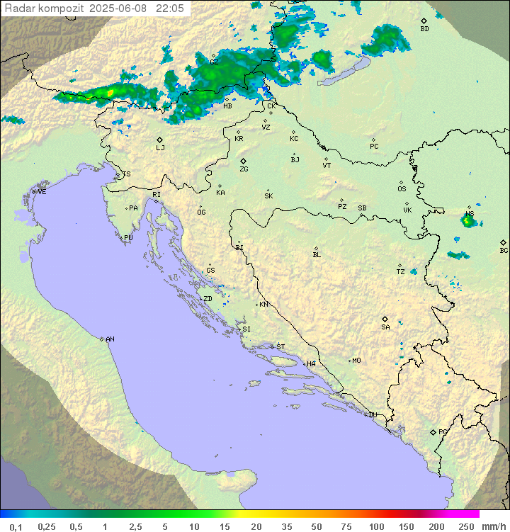 Padavine Hrvaška