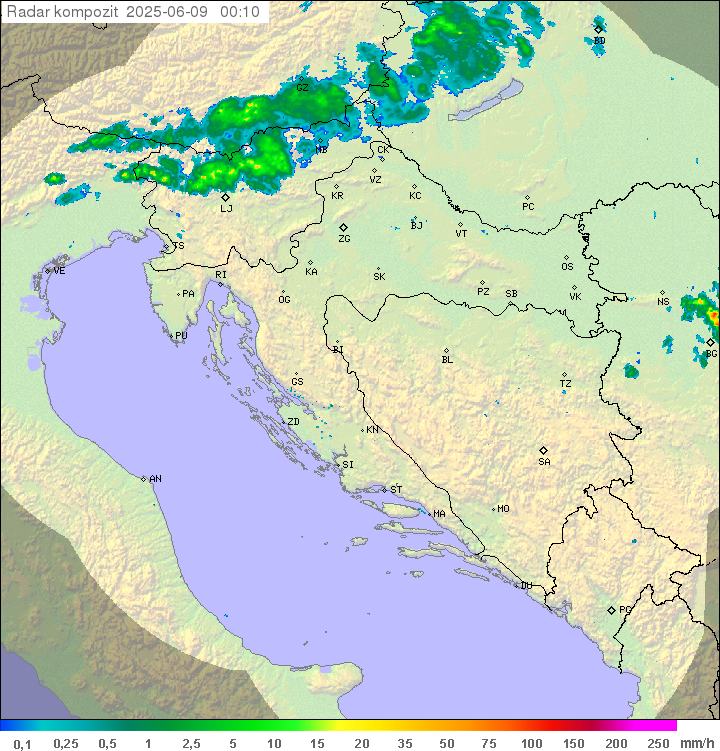 Padavine Hrvaška