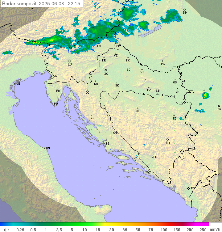 Padavine Hrvaška