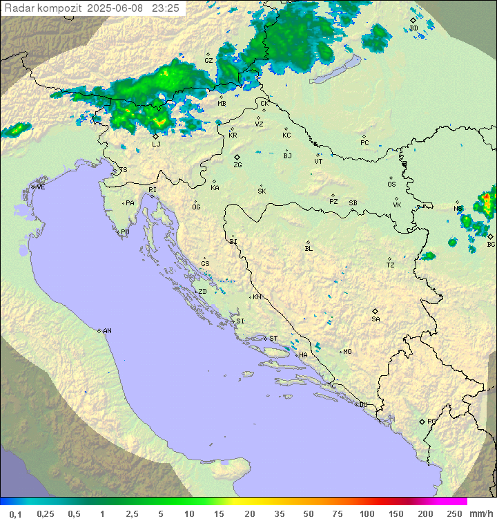 Padavine Hrvaška