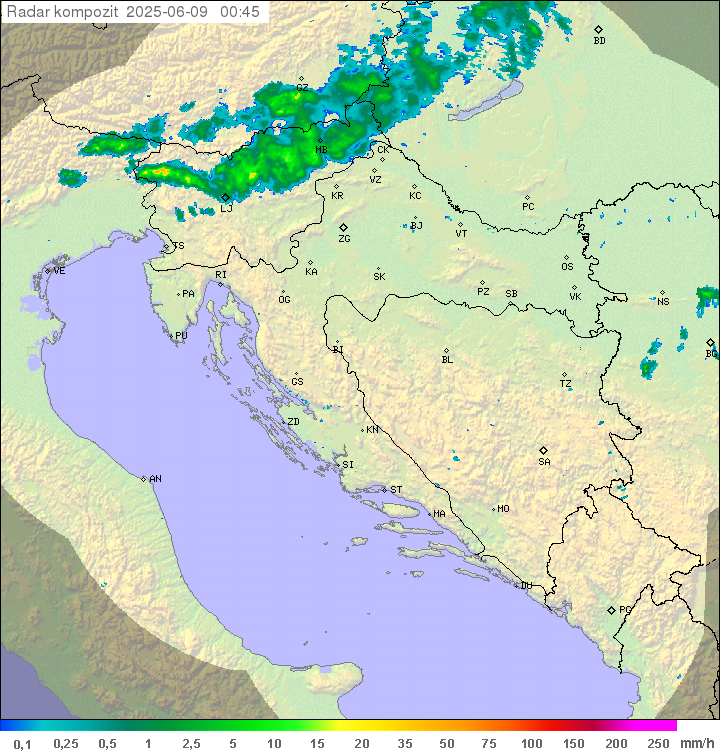 Padavine Hrvaška