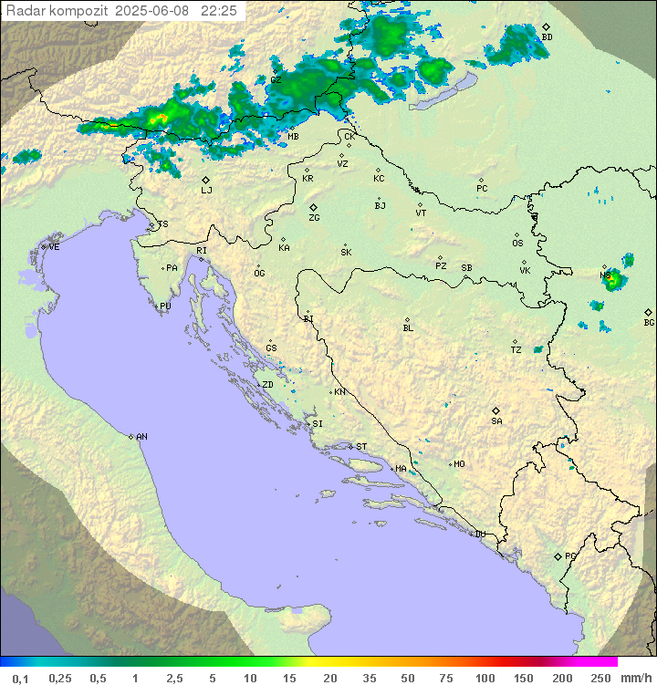 Padavine Hrvaška