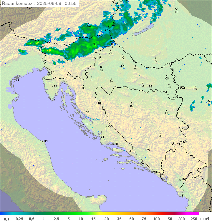Padavine Hrvaška