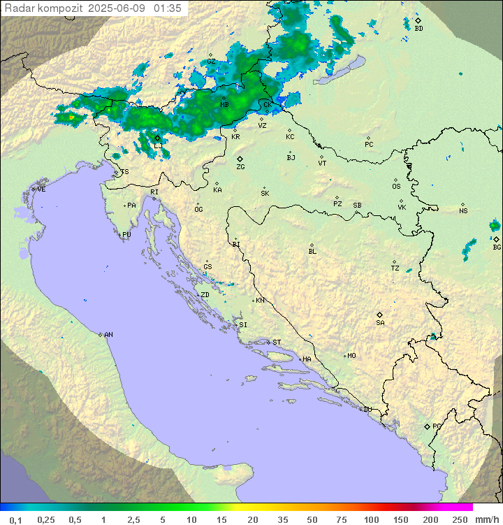 Padavine Hrvaška