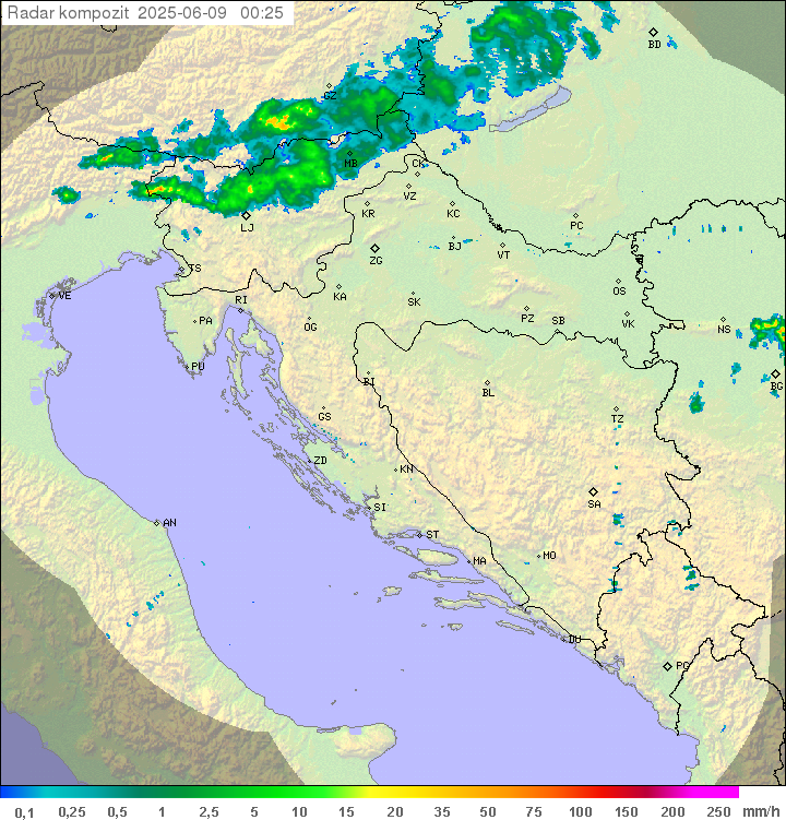 Padavine Hrvaška