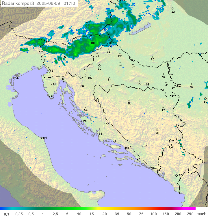 Padavine Hrvaška