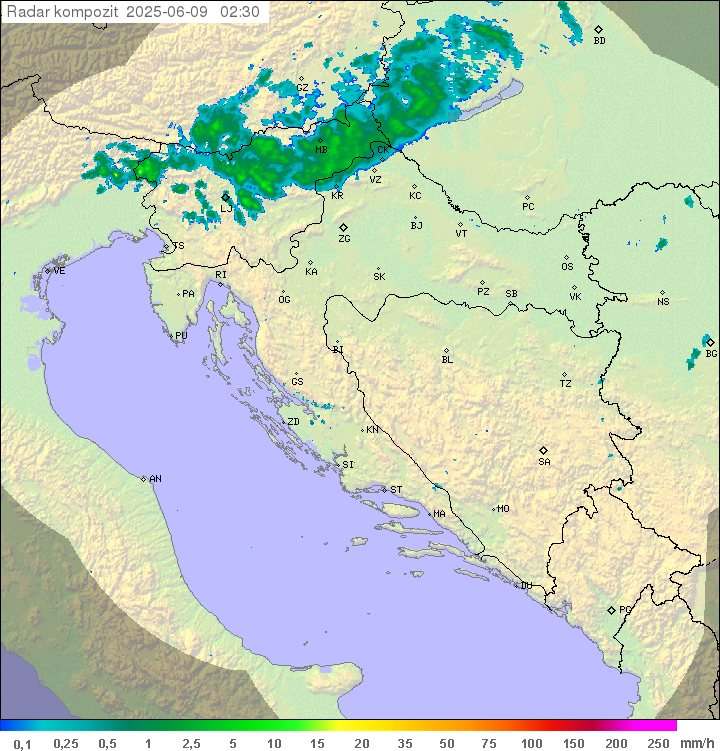 Padavine Hrvaška