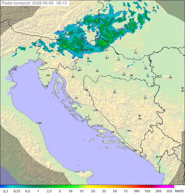 Padavine Hrvaška
