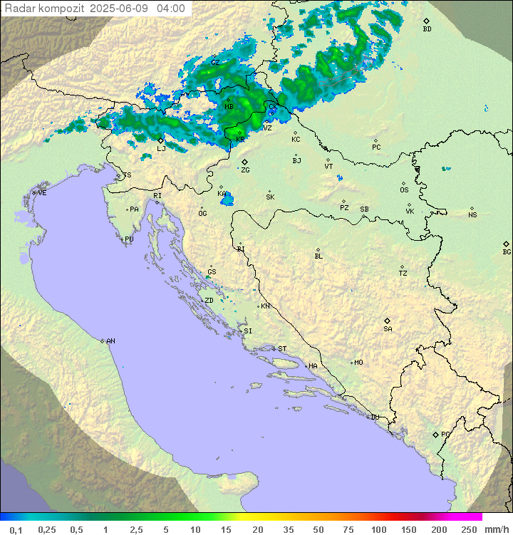 Padavine Hrvaška
