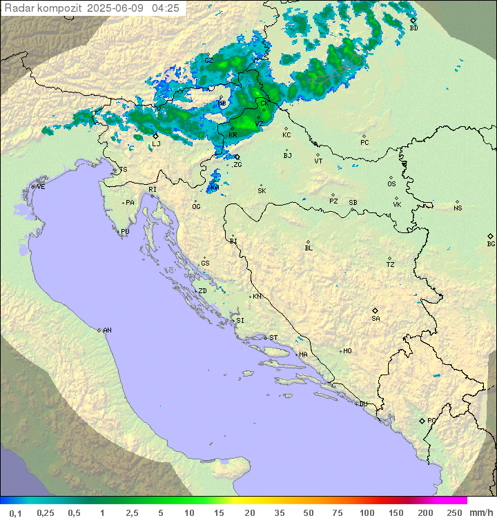Padavine Hrvaška