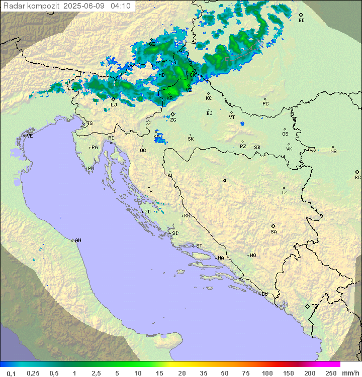 Padavine Hrvaška