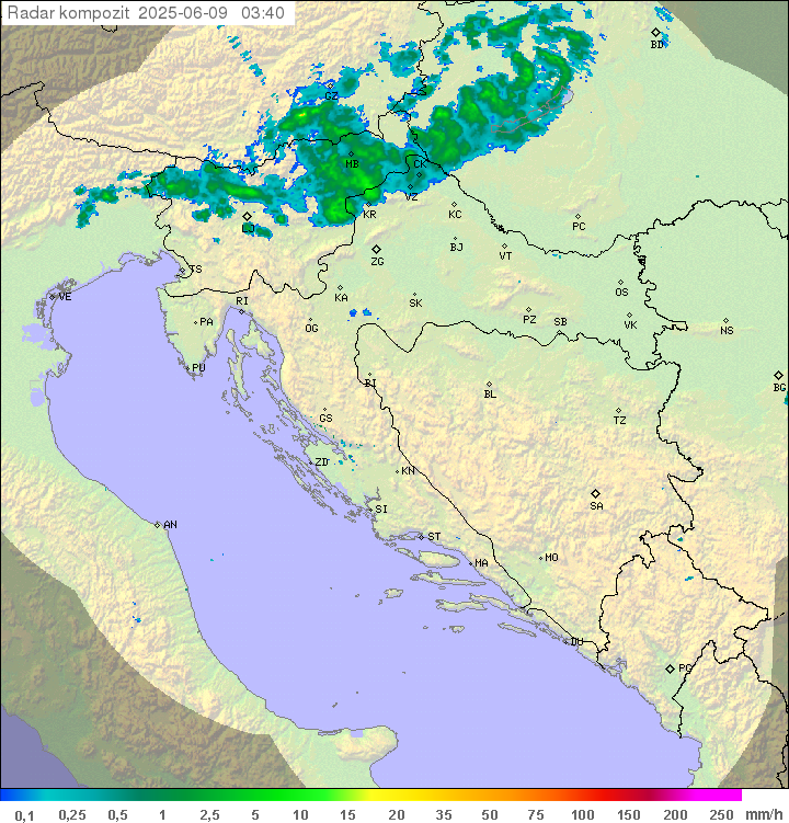 Padavine Hrvaška