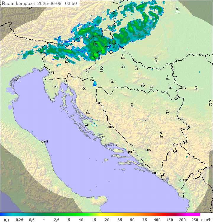 Padavine Hrvaška