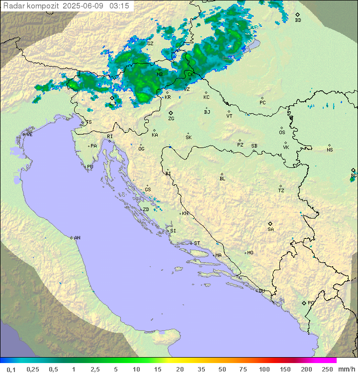 Padavine Hrvaška
