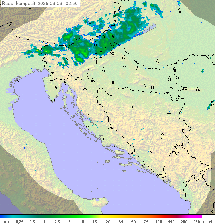 Padavine Hrvaška