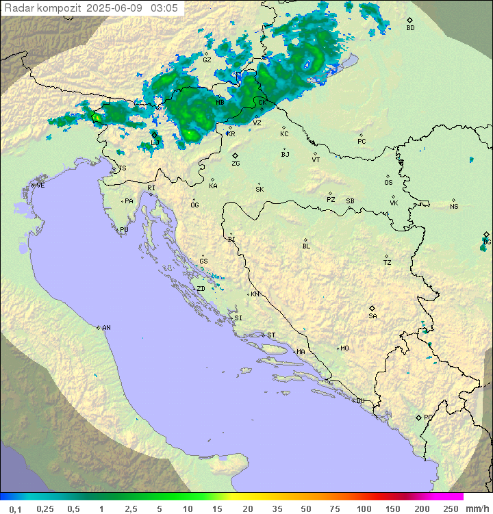 Padavine Hrvaška