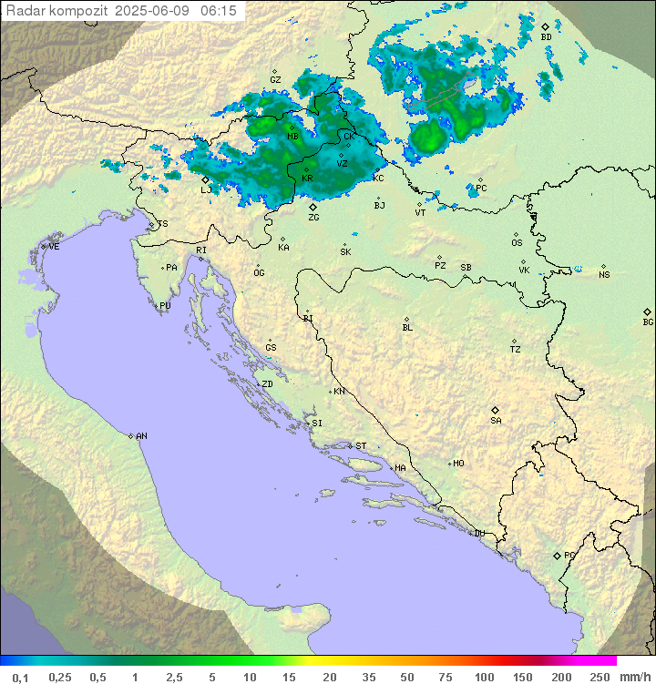 Padavine Hrvaška