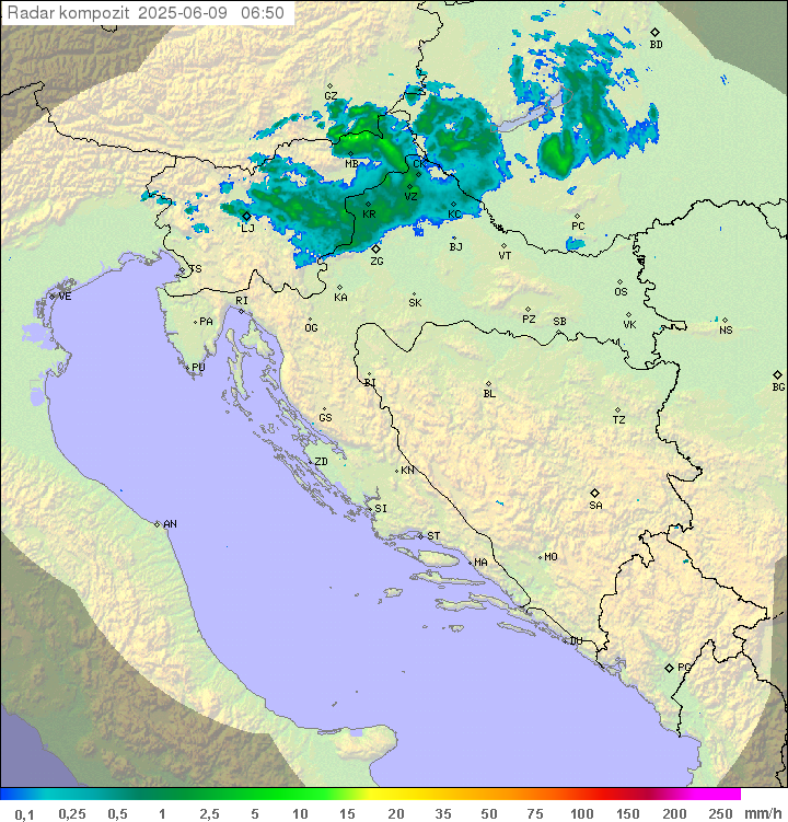 Padavine Hrvaška
