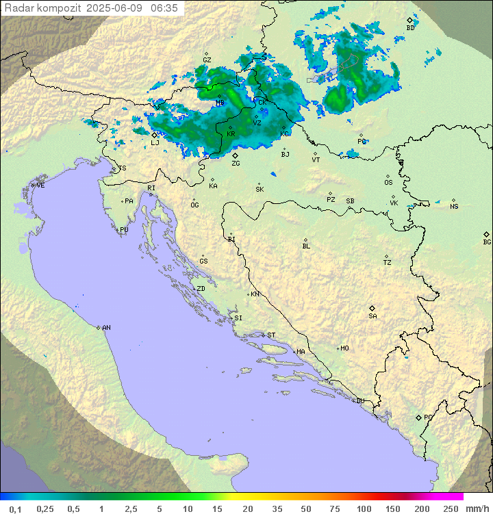Padavine Hrvaška