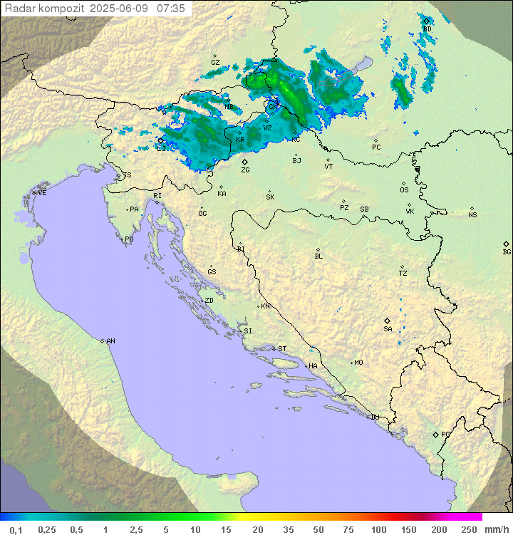 Padavine Hrvaška