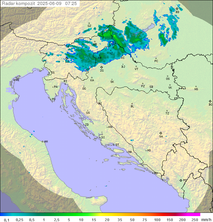 Padavine Hrvaška